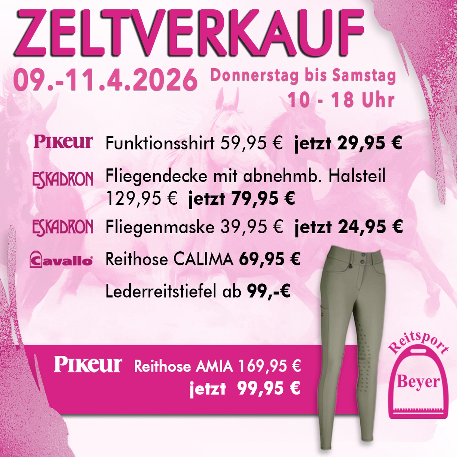 Reitsport Beyer - Flugblatt
